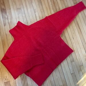 & Other Stories Red Turtleneck Sweater